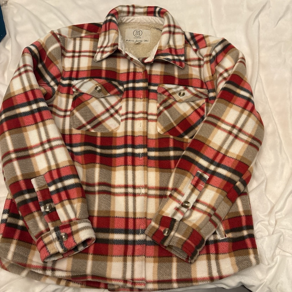 SAGE Collective Cozy Sherpa Jacket